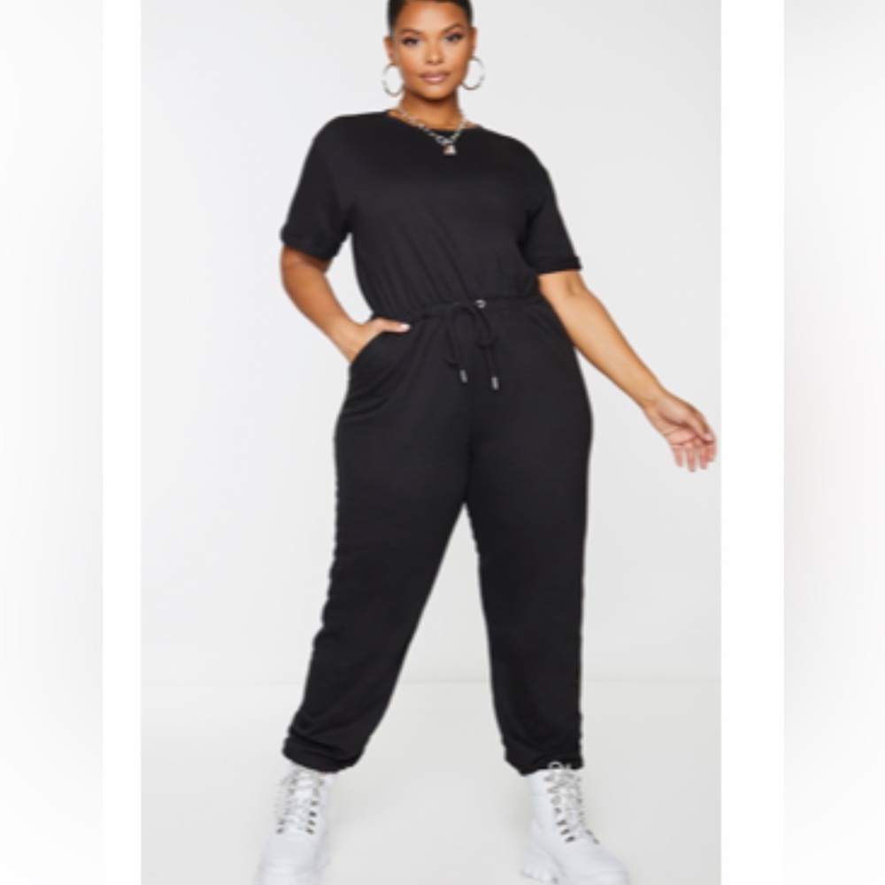 Short sleeve jumpsuit